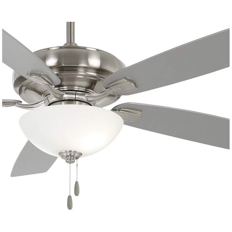Image 3 60" Minka Aire Watt II Nickel LED Indoor Pull Chain Ceiling Fan more views
