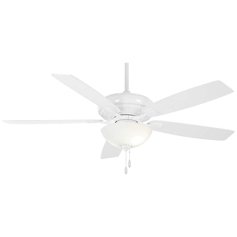 Image 2 60" Minka Aire Watt II White Pull Chain LED Ceiling Fan