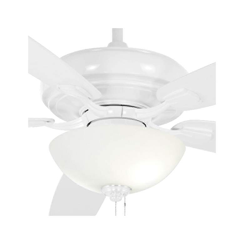 Image 3 60 inch Minka Aire Watt II White Pull Chain LED Ceiling Fan more views