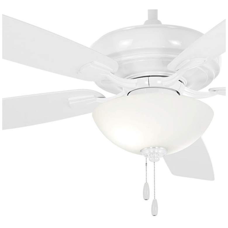 Image 3 60 inch Minka Aire Watt II White Pull Chain LED Ceiling Fan more views