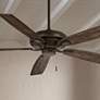 60" Minka Aire Watt Oil-Rubbed Bronze Pull Chain Ceiling Fan