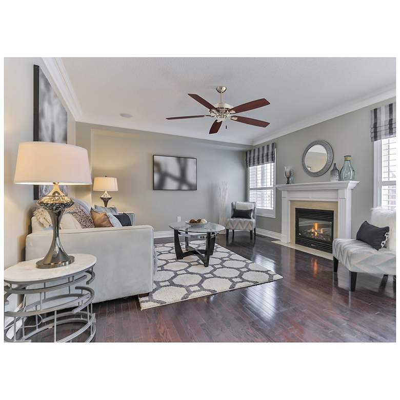 Image 5 60" Minka Aire Watt Polished Nickel Indoor Pull Chain Ceiling Fan more views