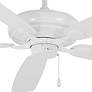 60" Minka Aire Watt White Pull Chain Indoor Ceiling Fan
