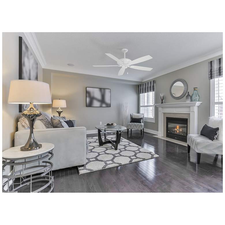 Image 5 60" Minka Aire Watt White Pull Chain Indoor Ceiling Fan more views