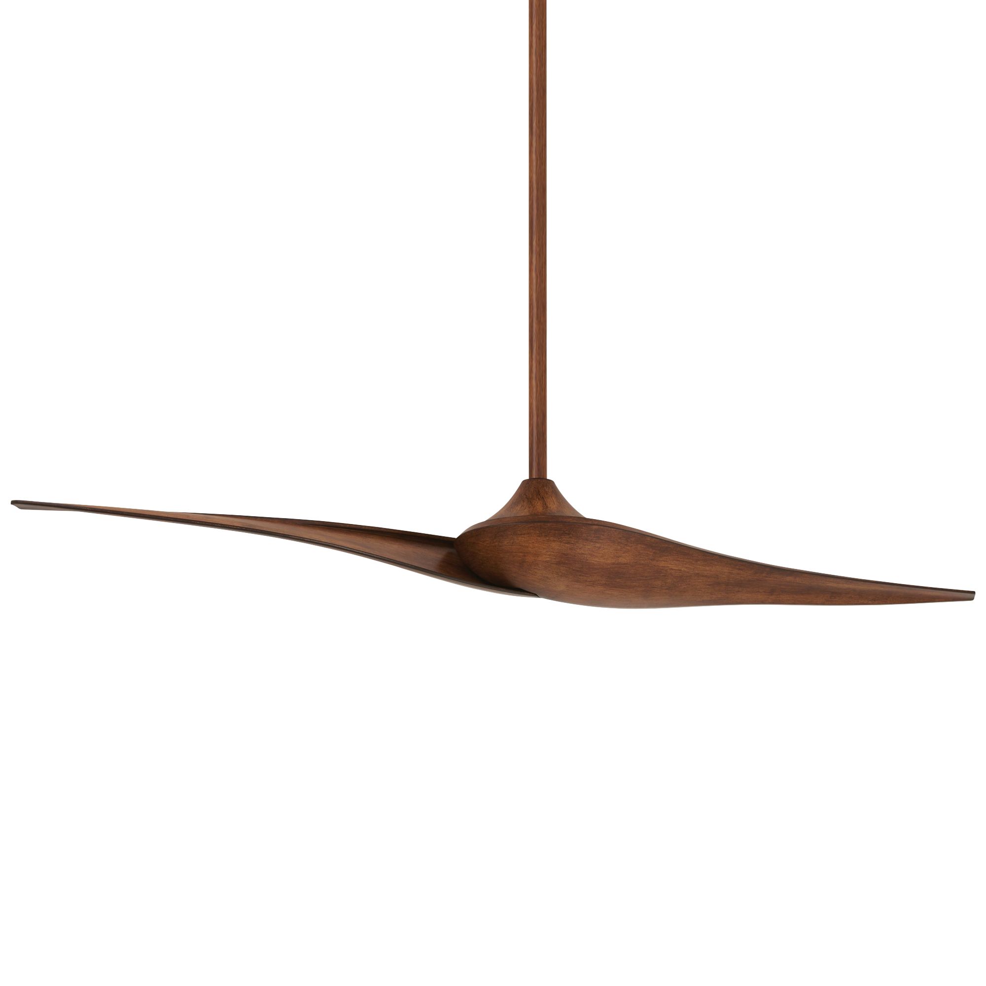 60" Minka Aire Wave II 2-Blade Koa DC Ceiling Fan with Remote