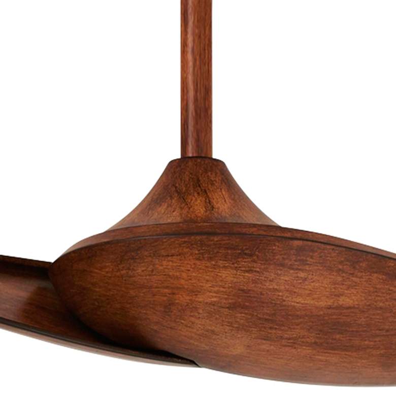 Image 3 60" Minka Aire Wave II 2-Blade Koa DC Ceiling Fan with Remote more views
