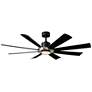 1_60" Modern Forms Aura Black and Nickel LED Smart Ceiling Fan