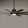 1_60" Modern Forms Aura Matte Black LED Smart Ceiling Fan