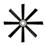 5_60" Modern Forms Aura Matte Black LED Smart Ceiling Fan more views
