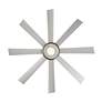 4_60" Modern Forms Aura White and Nickel LED Smart Ceiling Fan more views