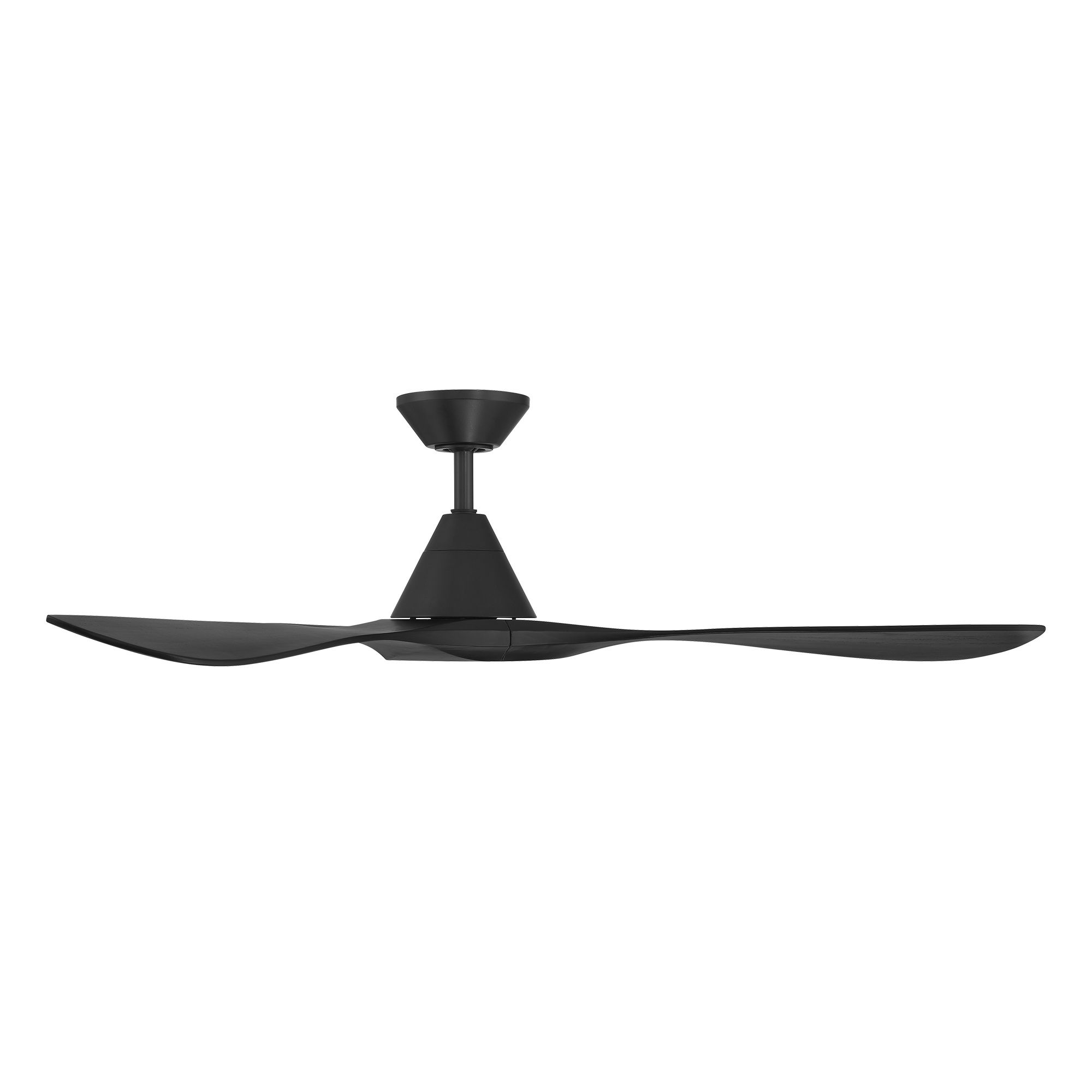 Image 3 60" Modern Forms Carve Matte Black Smart Ceiling Fan more views