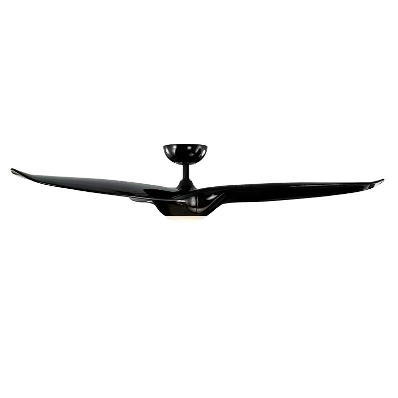 Image 4 60" Modern Forms Morpheus III Gloss Black 2700K LED Smart Ceiling Fan more views
