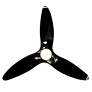 5_60" Modern Forms Morpheus III Gloss Black 3500K LED Smart Ceiling Fan more views