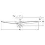 6_60" Modern Forms Morpheus III Gloss Black 3500K LED Smart Ceiling Fan more views