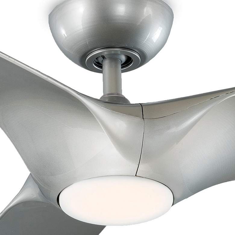 Image 3 60 inch Modern Forms Morpheus III Silver LED Wet Rated Hugger Smart Fan more views