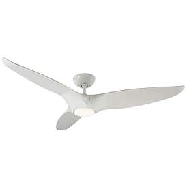 Image2 of 60" Modern Forms Morpheus III White LED Wet Rated Smart Ceiling Fan