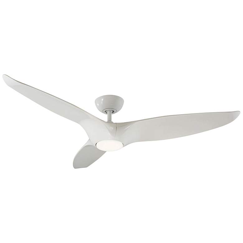 60&quot; Modern Forms Morpheus III White LED Wet Rated Smart Ceiling Fan