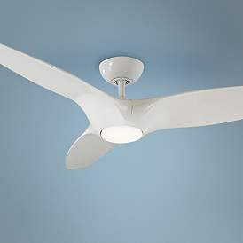 Image1 of 60" Modern Forms Morpheus III White LED Wet Rated Smart Ceiling Fan