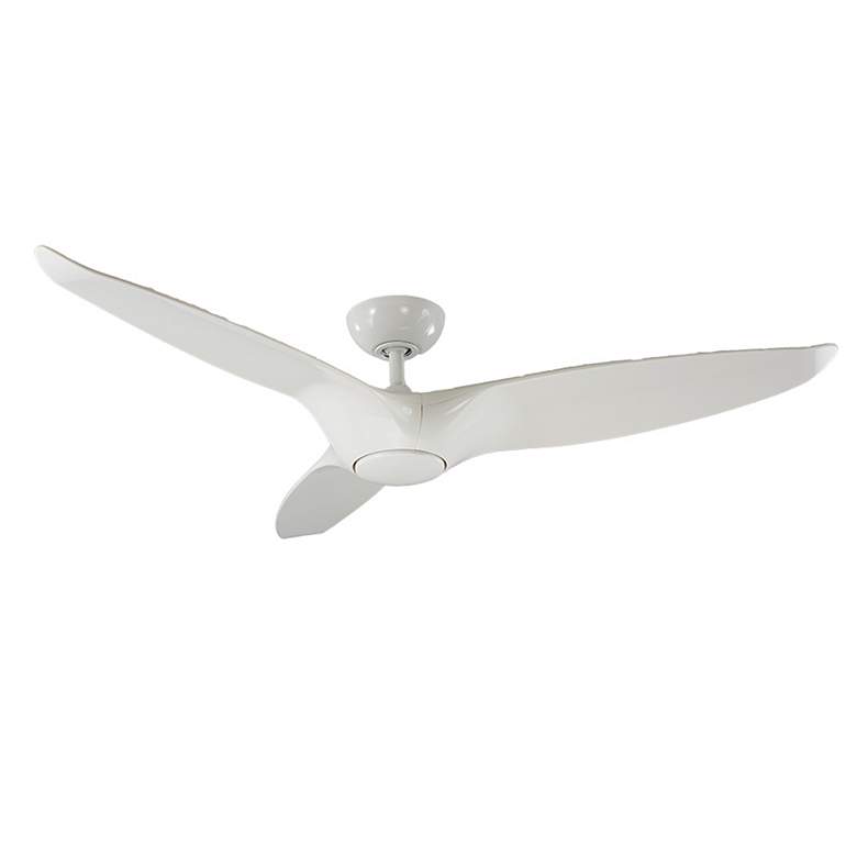 Image 4 60" Modern Forms Morpheus III White LED Wet Rated Smart Ceiling Fan more views