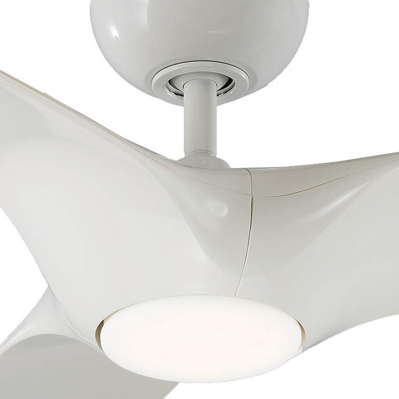 Image 6 60" Modern Forms Morpheus III White LED Wet Rated Smart Ceiling Fan more views