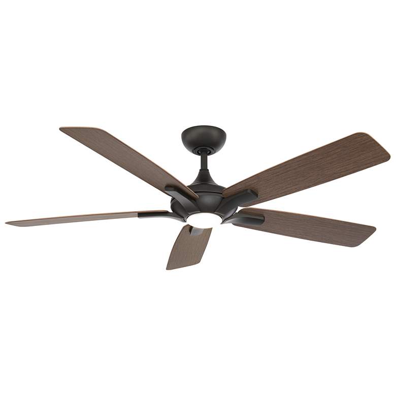 Image 1 60" Modern Forms Mykonos 5 Bronze 2700K LED Smart Ceiling Fan