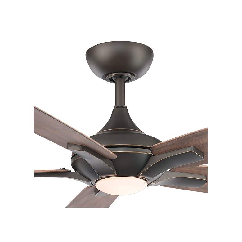 Image 3 60 inch Modern Forms Mykonos 5 Bronze 3500K LED Smart Ceiling Fan more views