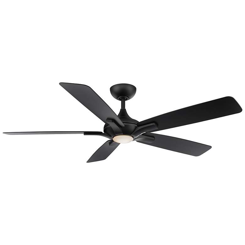 Image 1 60" Modern Forms Mykonos 5 Matte Black LED Ceiling Fan
