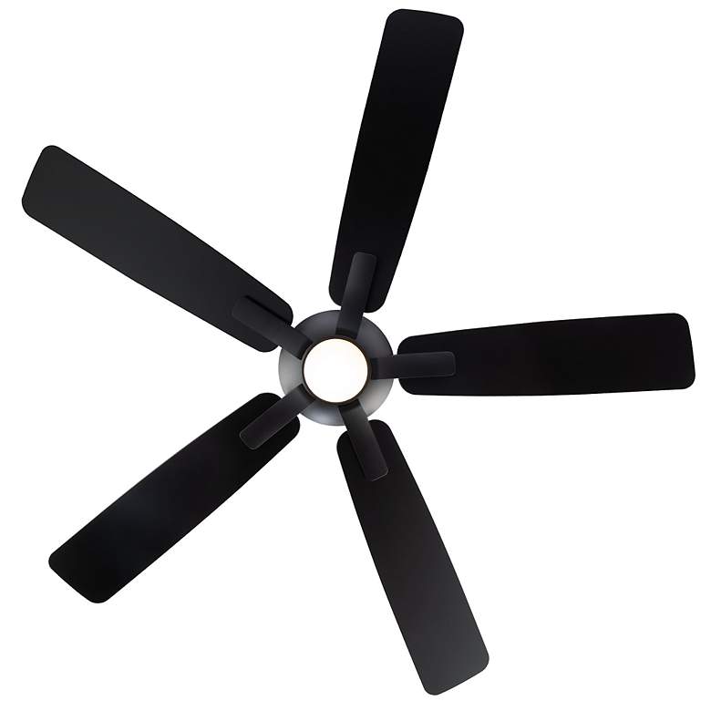 Image 3 60" Modern Forms Mykonos 5 Matte Black LED Ceiling Fan more views