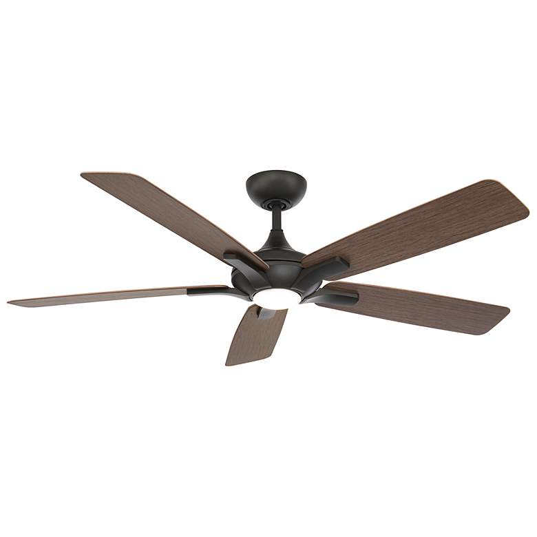 Image 2 60" Modern Forms Mykonos Bronze 2700K LED Smart Ceiling Fan