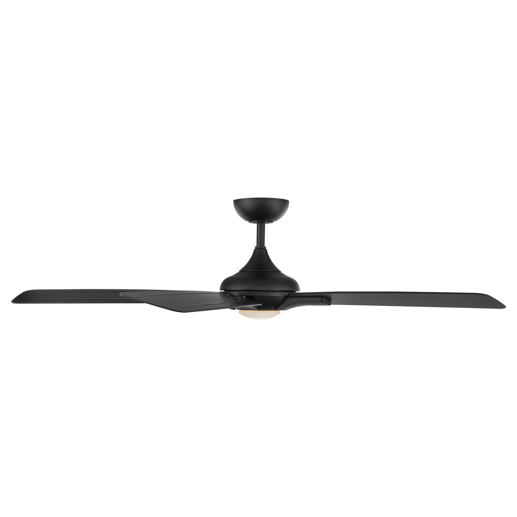 Image 2 60" Modern Forms Mykonos Matte Black LED Ceiling Fan - Made to Order more views