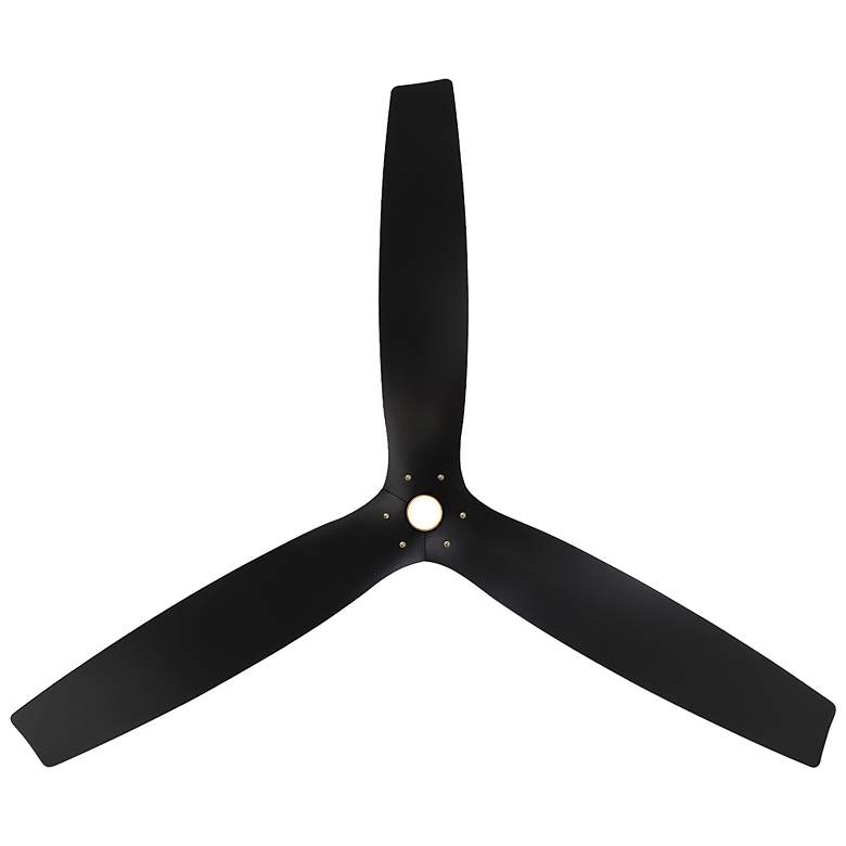 Image 4 60" Modern Forms Spinster Brass and Black Wet Smart LED Ceiling Fan more views