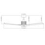 6_60" Modern Forms Spinster Brass and Black Wet Smart LED Ceiling Fan more views