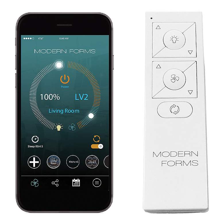 Image 2 60" Modern Forms Spinster Matte Black Outdoor Smart LED Ceiling Fan more views