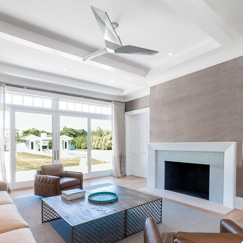 Image 5 60 inch Modern Forms Vortex Automotive-Silver Wet Rated Smart Ceiling Fan more views