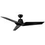 60" Modern Forms Vortex Gloss Black Wet Rated Smart Ceiling Fan