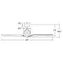 6_60" Modern Forms Vortex Gloss White Wet Smart Ceiling Fan more views