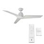 7_60" Modern Forms Vortex Gloss White Wet Smart Ceiling Fan more views