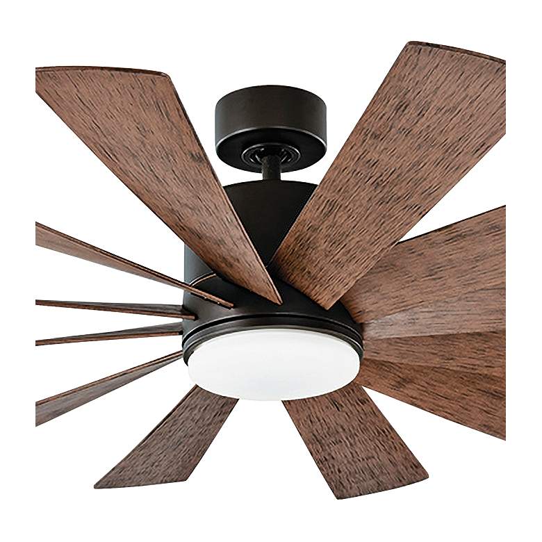 60&quot; Modern Forms Windflower Bronze Wet LED Smart Ceiling Fan more views