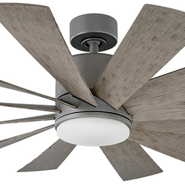Image 2 60" Modern Forms Windflower Graphite 2700K LED Smart Ceiling Fan more views
