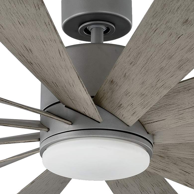 Image 4 60" Modern Forms Windflower Graphite 2700K LED Smart Ceiling Fan more views