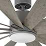 4_60" Modern Forms Windflower Graphite 2700K LED Smart Ceiling Fan more views