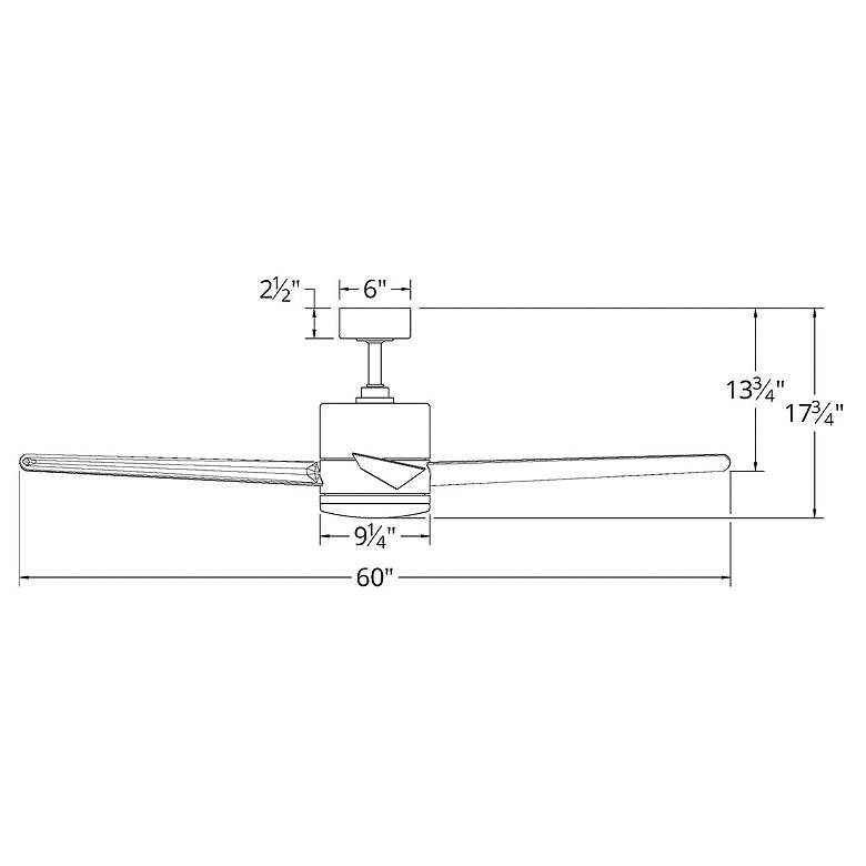 Image 5 60" Modern Forms Windflower Graphite 2700K LED Smart Ceiling Fan more views