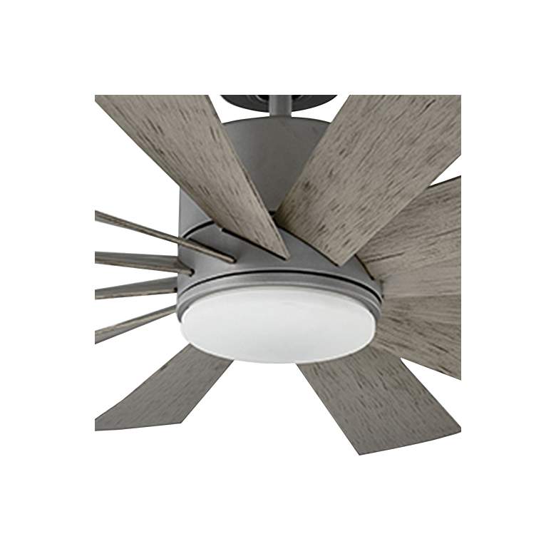 Image 3 60" Modern Forms Windflower Graphite 3500k LED Wet Smart Ceiling Fan more views