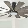 60" Modern Forms Windflower Graphite LED Wet Rated Smart Ceiling Fan