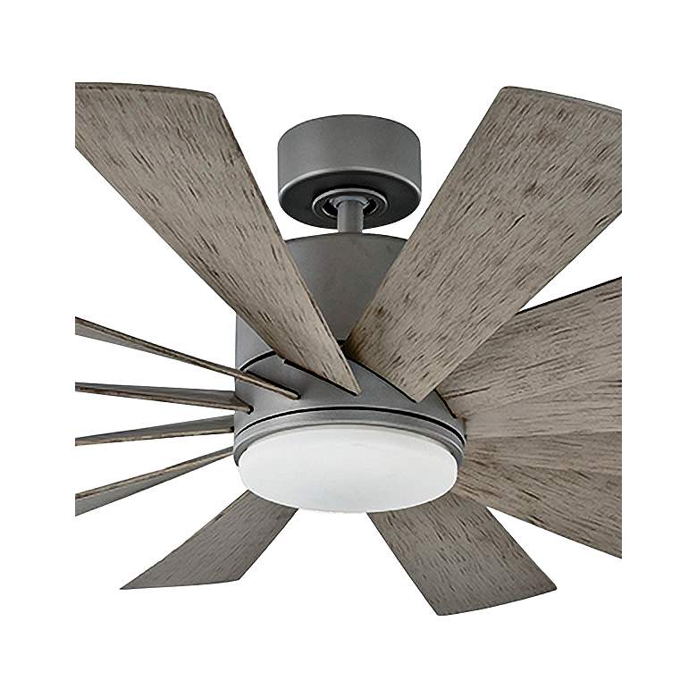 60&quot; Modern Forms Windflower Graphite LED Wet Rated Smart Ceiling Fan more views