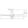 6_60" Modern Forms Windflower Matte Black LED Wet Smart Ceiling Fan more views