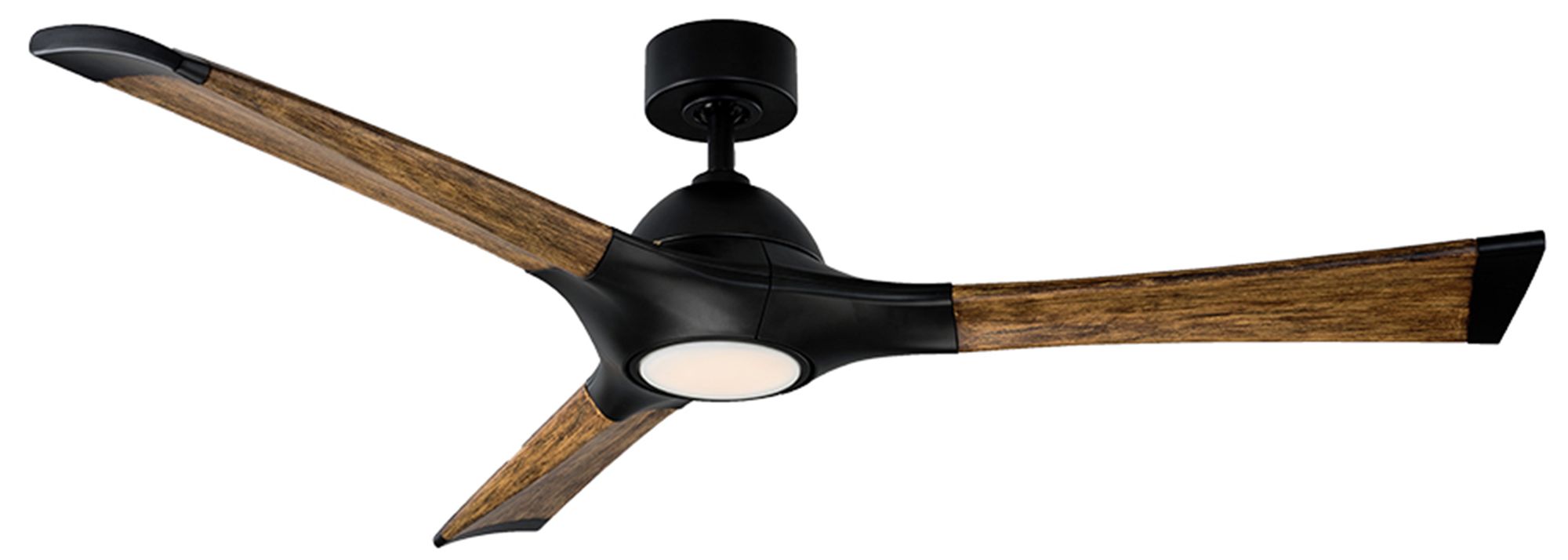 Image 2 60" Modern Forms Woody Black 2700K LED Smart Ceiling Fan Made to Order
