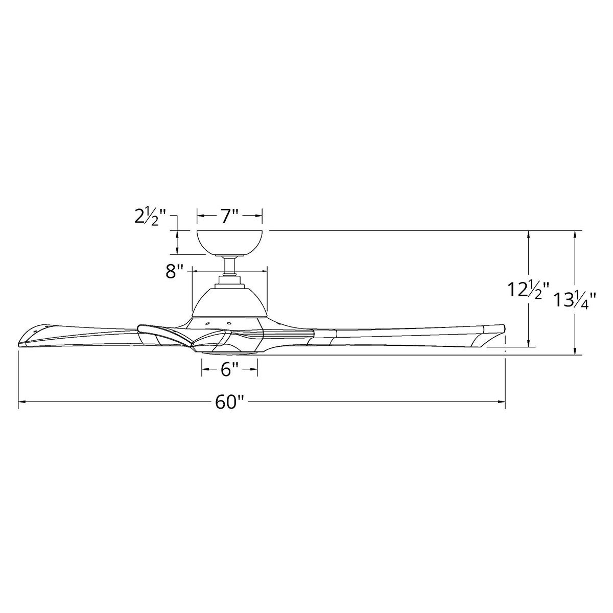 Image 6 60" Modern Forms Woody Black 2700K LED Smart Ceiling Fan Made to Order more views