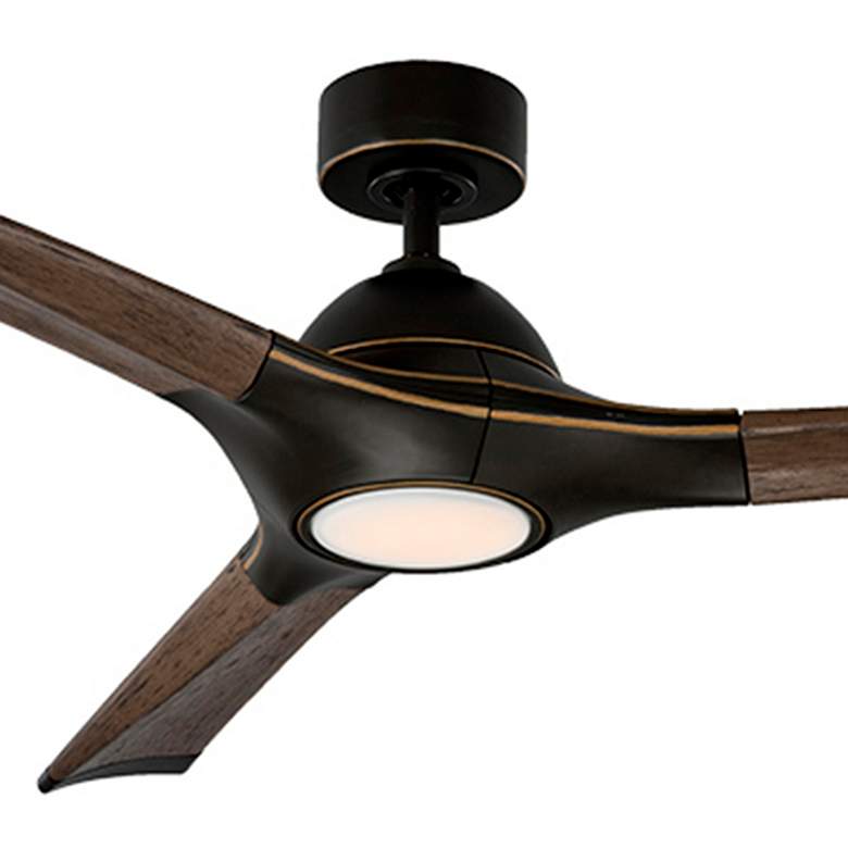 Image 2 60 inch Modern Forms Woody Bronze 2700K LED Smart Ceiling Fan more views
