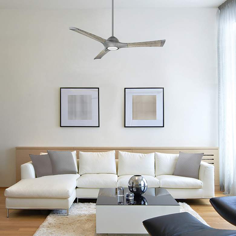 Image 6 60" Modern Forms Woody Graphite 2700K LED Smart Ceiling Fan more views